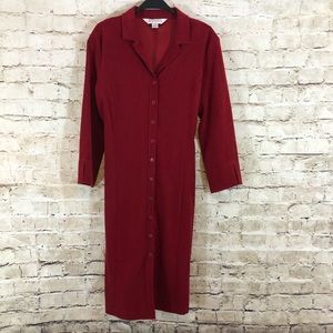NWOT Red casual corner red annex dress size 12